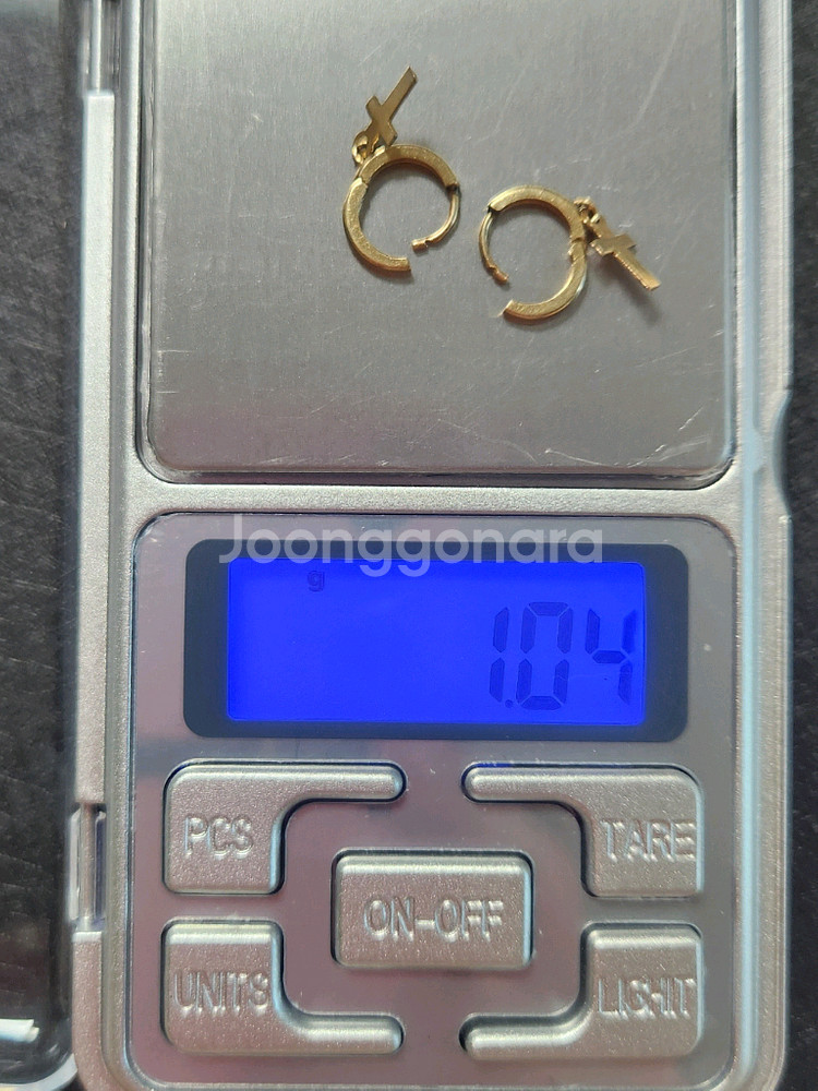 14k 원터치 귀걸이--1