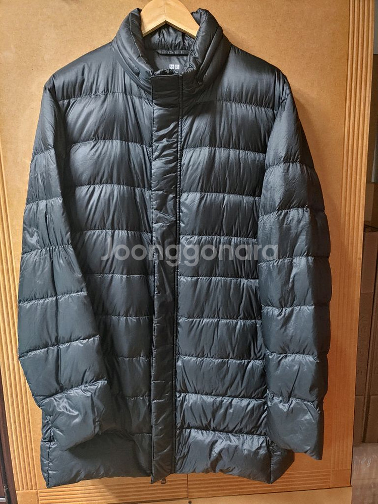 uniqlo 유니클로 경량패딩 (반코트) 블랙 xl--8