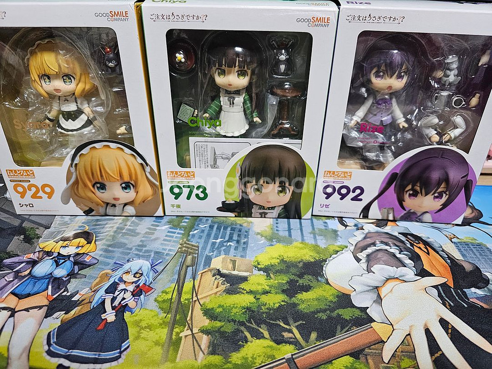 주문은 토끼입니까 주문토끼 넨도 5종 개봉품 특전포함--3