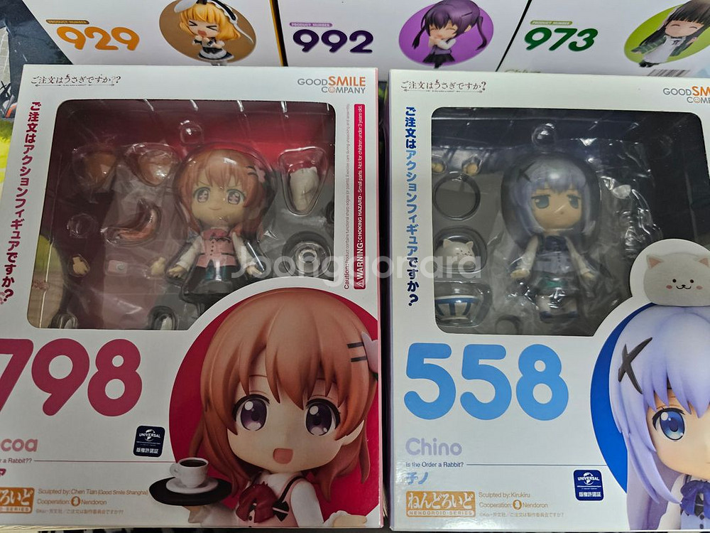 주문은 토끼입니까 주문토끼 넨도 5종 개봉품 특전포함--2