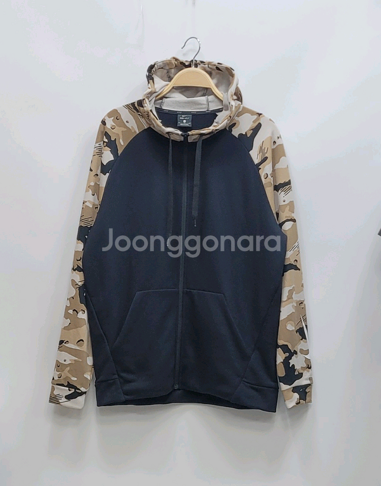 NIKE 나이키 드라이핏 플리스 카모 집업 후드 XL--1