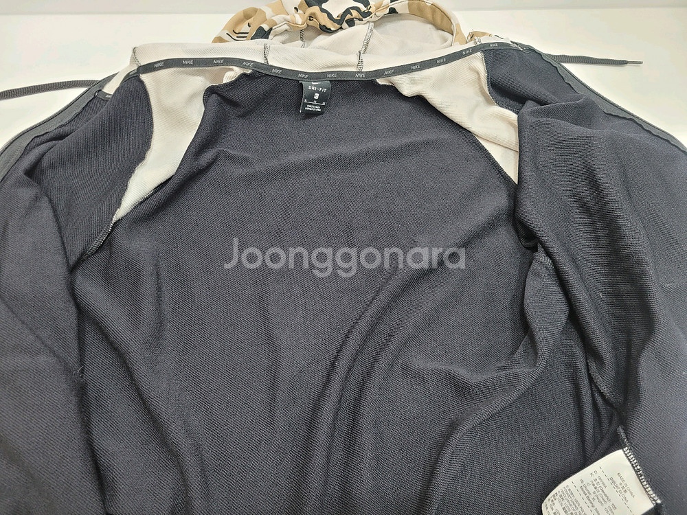 NIKE 나이키 드라이핏 플리스 카모 집업 후드 XL--6