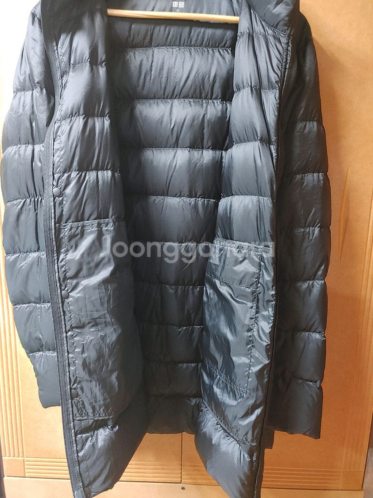 uniqlo 유니클로 경량패딩 (반코트) 블랙 xl--2