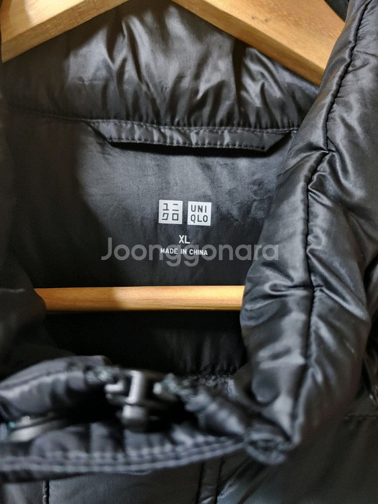 uniqlo 유니클로 경량패딩 (반코트) 블랙 xl--3