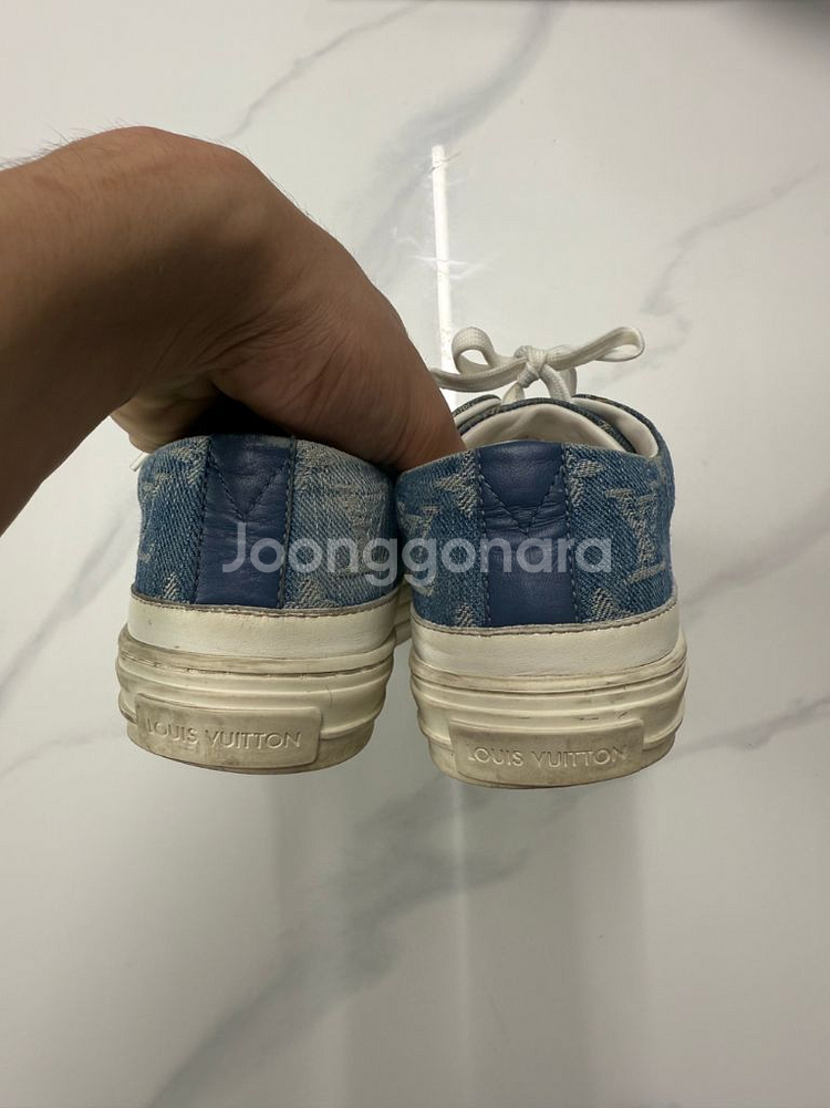 루이비통 모노그램 데님 스니커즈(정품)--3