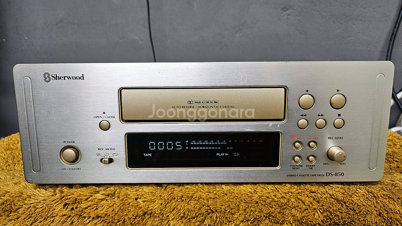 음질정비한 셔우드 미니 카세트데크 DS-850--0
