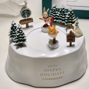 스타벅스 크리스마스 원터 스케이트 오르골 ( 새상품 )