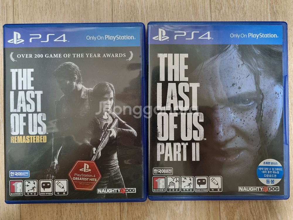 PS4 플스4 라스트오브어스 1, 파트 2 일괄--0