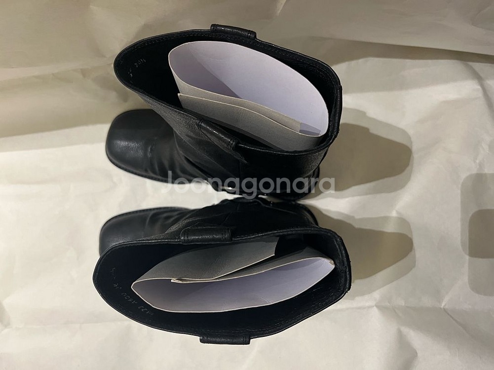 [1회 착용]잉화님 부츠 누트 모터사이클 하프부츠235--4