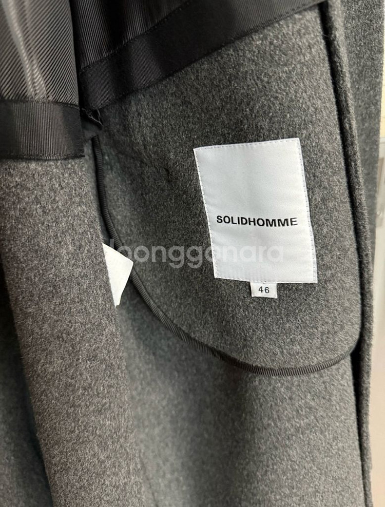 솔리드옴므 캐시미어 코트/솔옴코트/남자코트/남성캐시미어--2