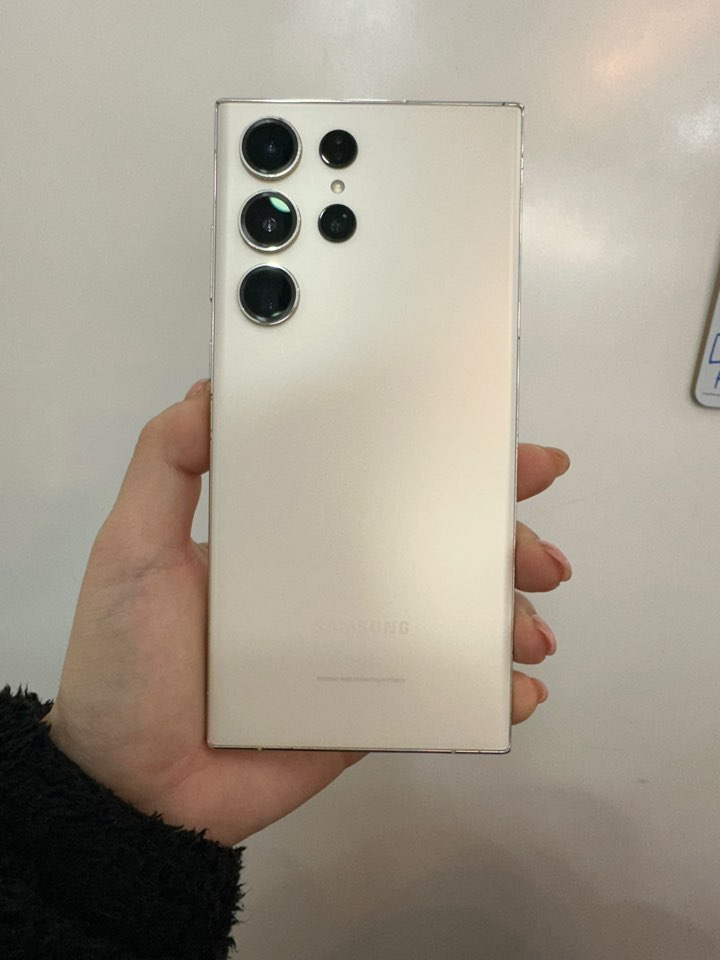 무잔상/액정수리)갤럭시S23울트라 256GB 크림/H491--4