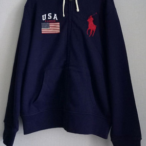 폴로 POLO 빅포니 성조기 USA 후드집업 95/M