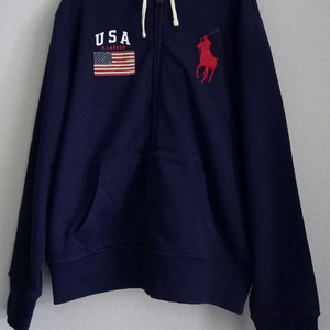 폴로 POLO 빅포니 성조기 USA 후드집업 95/M