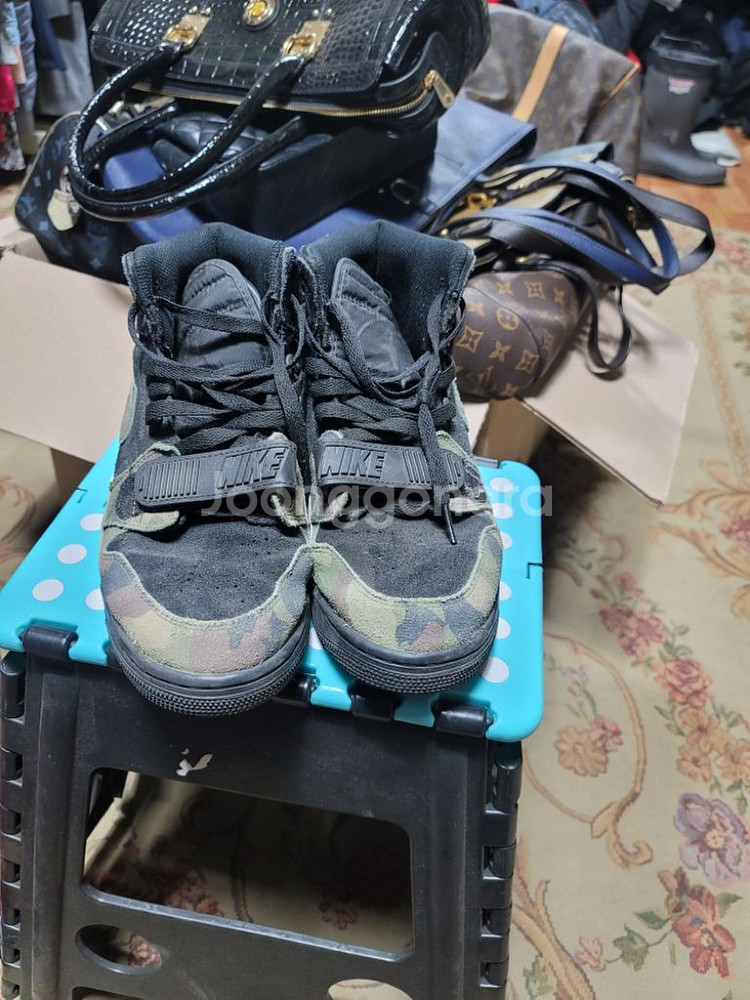 나이키 조던 블랙카모 농구화 255--0