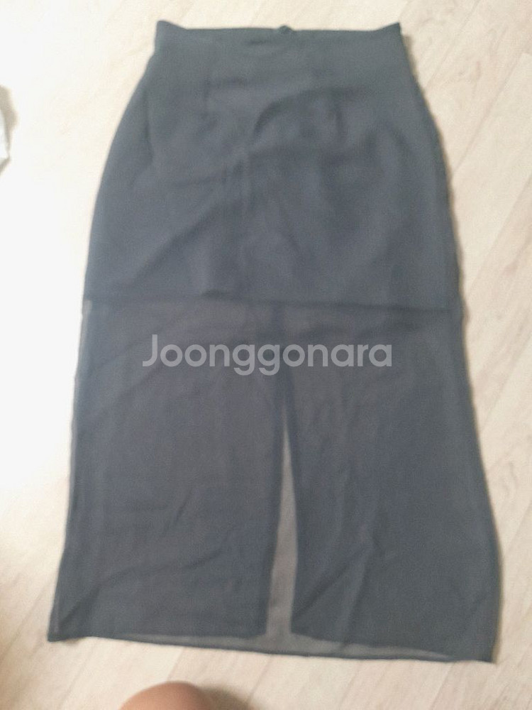 여성 시스루치마 M 2벌일괄 새제품 택포--1