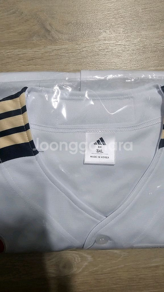 두산베어스 망곰 유니폼 3XL 노마킹 새제품 판매합니다--2