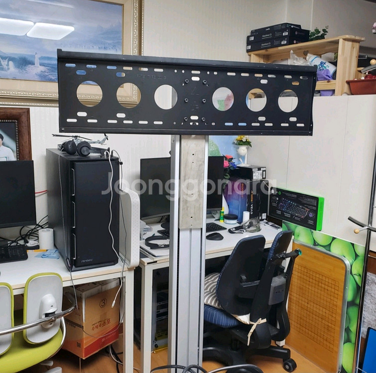 높이조절 및 이동식 대형 tv, 모니터 스탠드/거치대--0