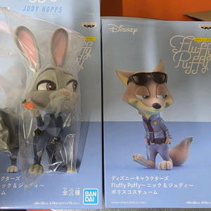 쥬토피아 반다이 닉 쥬디 피규어 일괄 판매 합니다