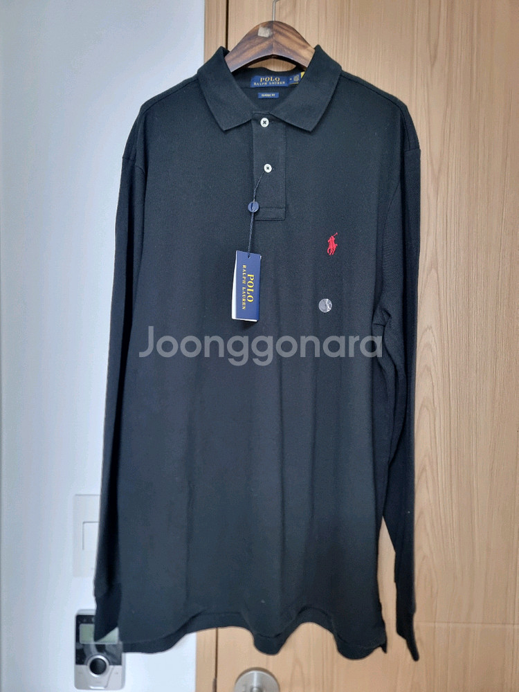 폴로랄프로렌 블랙카라티셔츠 m클래식핏 새상품--1