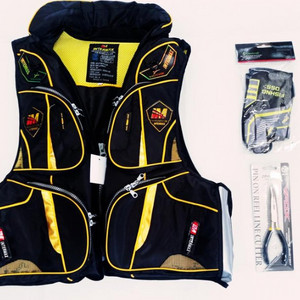 구명조끼+낚시장갑+스텐플라이어