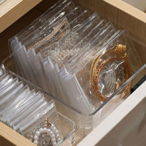 투명 악세서리 보관 지퍼백 50pcs