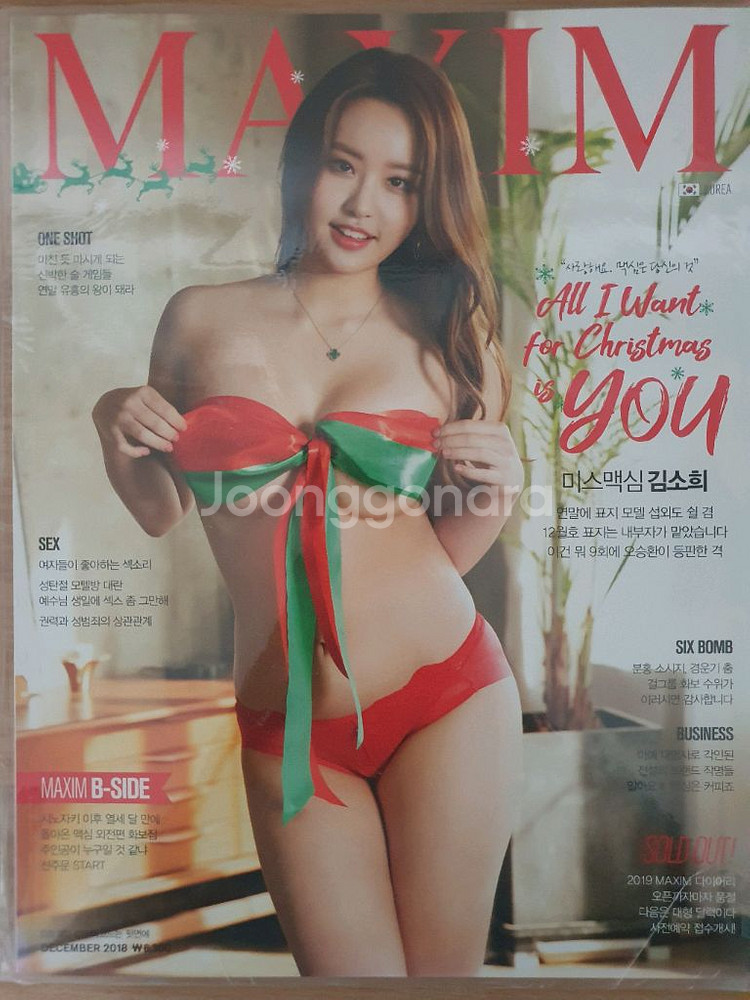 남성전문잡지 맥심코리아 인기 과월호 판매합니다.--3