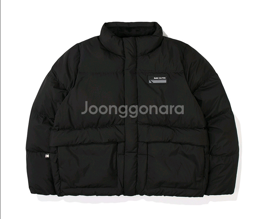 코닥 레인보우 패치 덕다운 자켓 패딩 (L100)--0