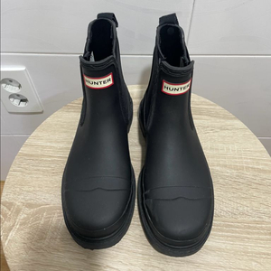 헌터 첼시 레임부츠 블랙 230