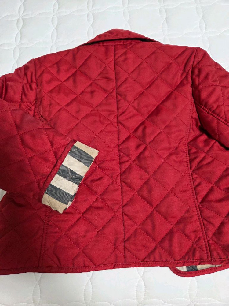 버버리 정품 유아 봄 누빔 자켓 100--6