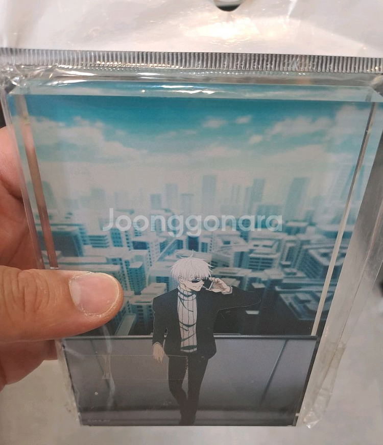 주술회전 고죠 아크릴 블록 팝니다.실물이 예쁩니다.--1