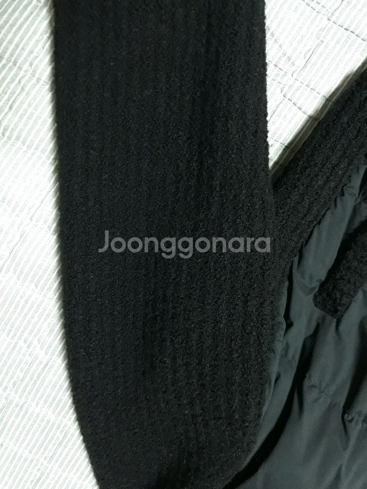 더캐시미어 니트 구스 점퍼 블랙85--6