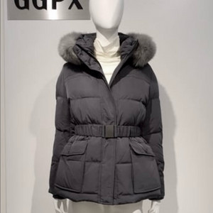 새상품 GGPX 에뜨르몽크 폭스퍼 구스다운패딩