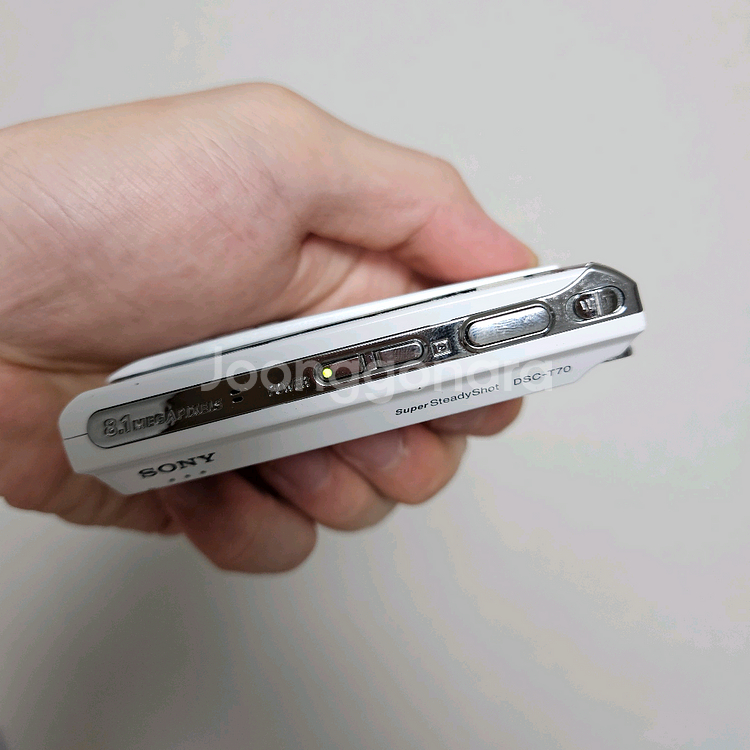Sony Cybershot DSC-T70 화이트 디카--8