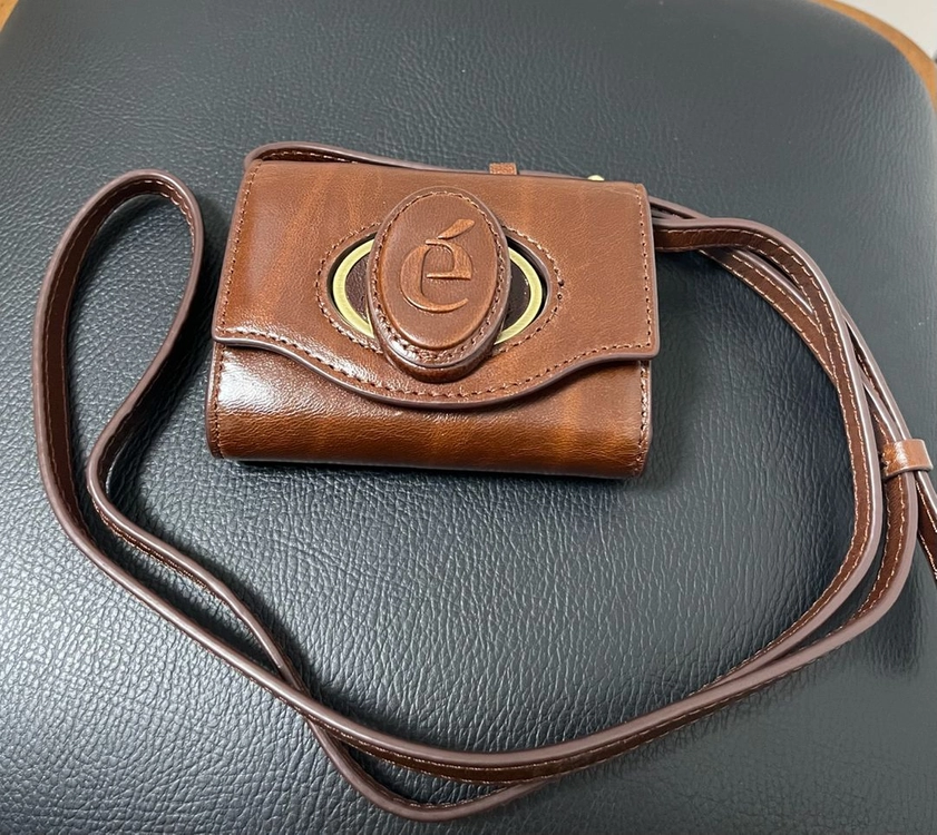 아카이브앱크 카드지갑 오발카드백(Vintage wood 이미지
