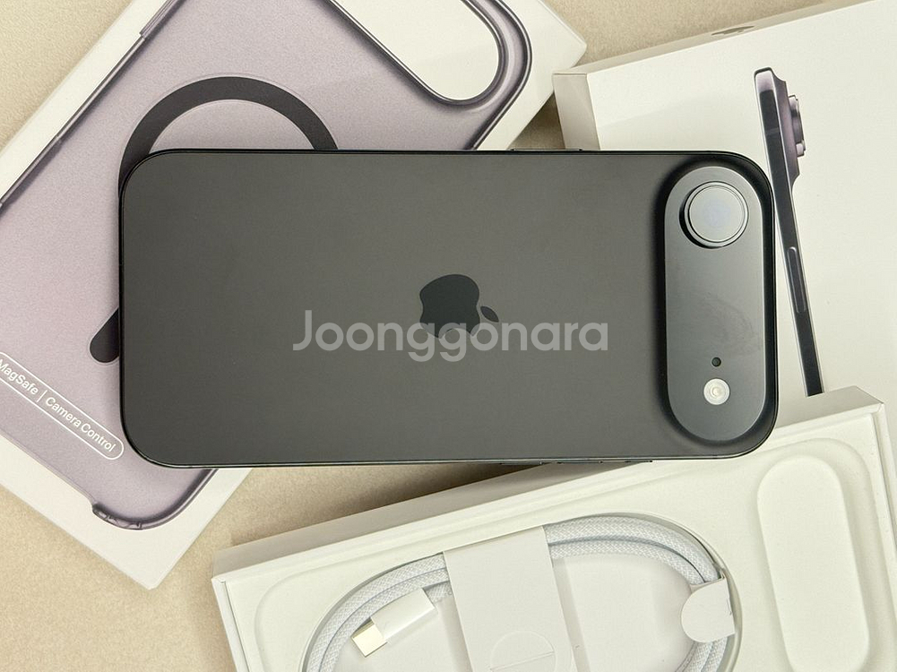 아이폰 17 에어 512G 블랙 자급제 정품케이스포함--0