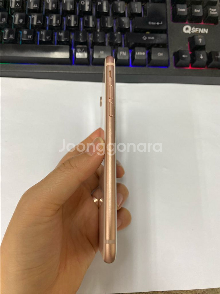 아이폰8 로즈골드 AA급 256GB 배터리100%--4