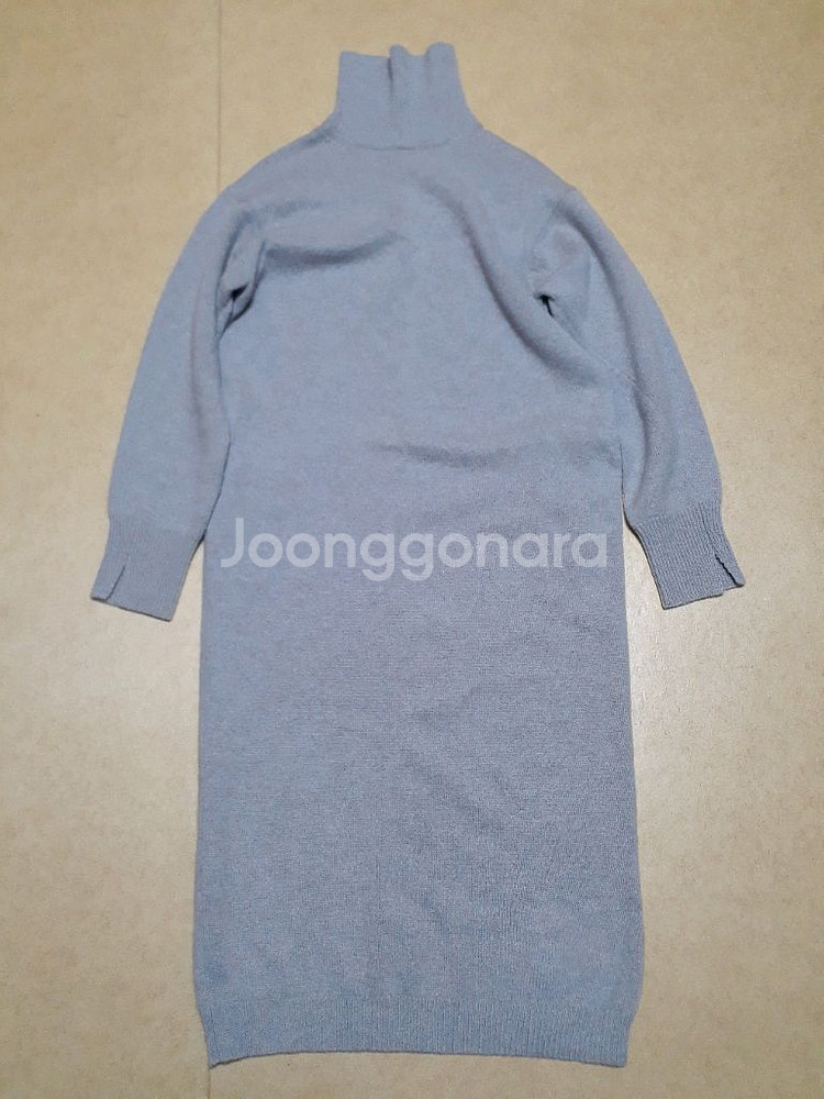 더캐시미어 캐시100 터틀넥니트원피스S--2