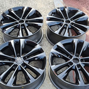 싼타페DM 더프라임 블랙유광 18인치 순정휠 대품판매2