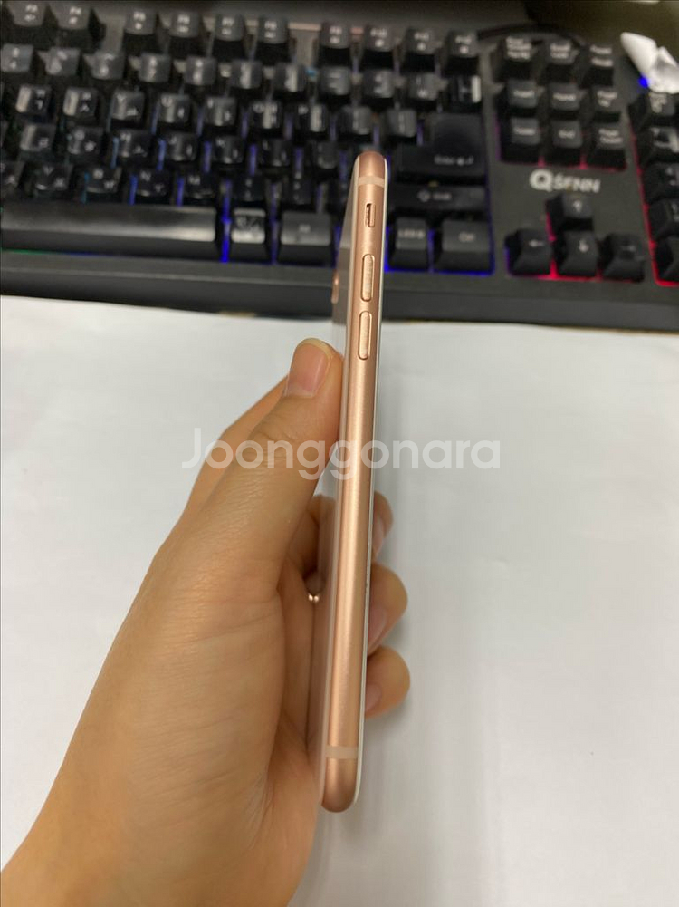 아이폰8 로즈골드 A급 256G 배터리100% 대량가능--5