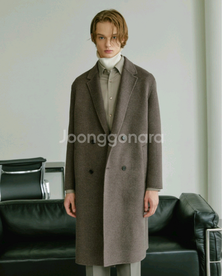 질스튜어트뉴욕 캐시미어50 더블 코트 팝니다--0