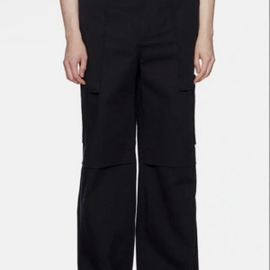 [48] 우영미 22SS 블랙 와이드 카고 팬츠