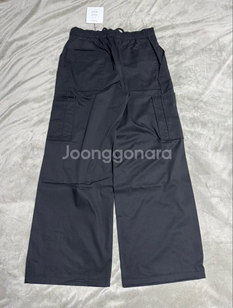 [48] 우영미 22SS 블랙 와이드 카고 팬츠--3