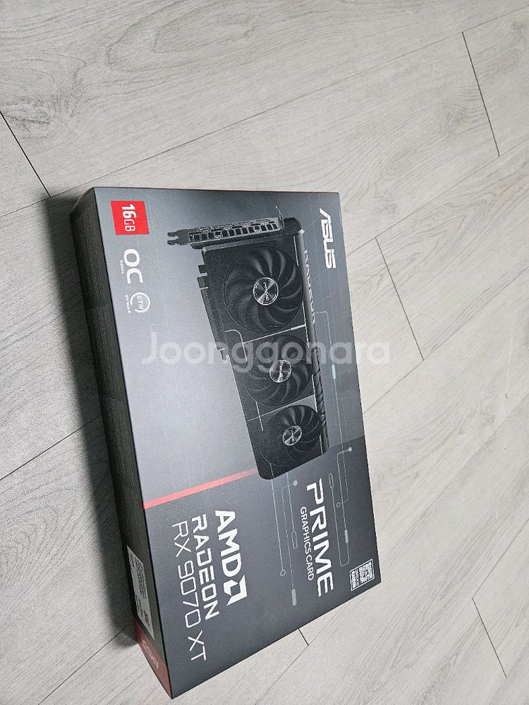 ASUS Prime RX 9070 XT 16GB 그래픽--1
