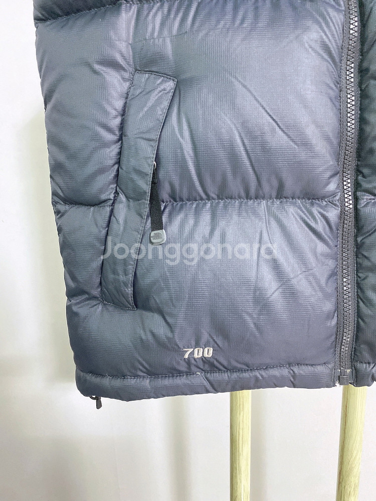 (85)노스페이스여자눕시거위털700필패딩조끼--2