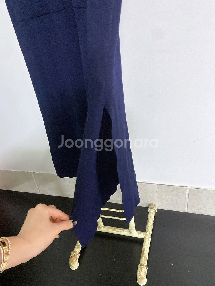 (프리사이즈)럭키슈에뜨여자세일러문카라V넥민소매롱원피스--4