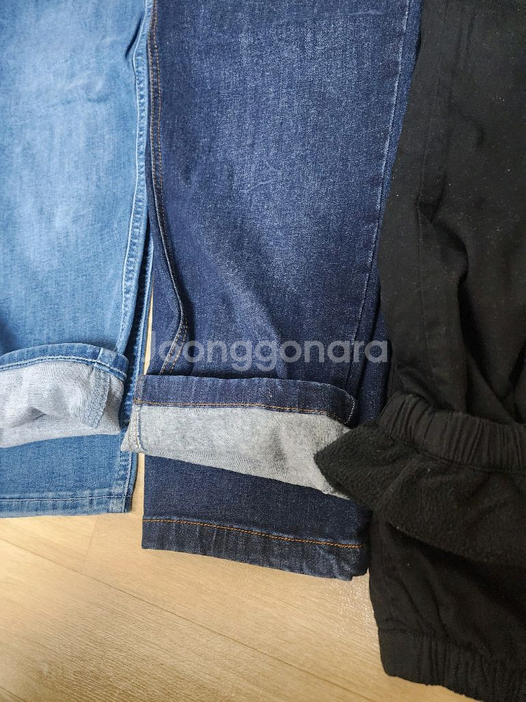 150사이즈 기모바지3개--1