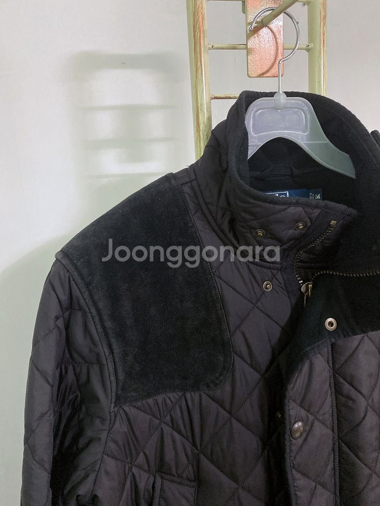 (M)폴로랄프로렌남자블랙기모퀄팅점퍼--2