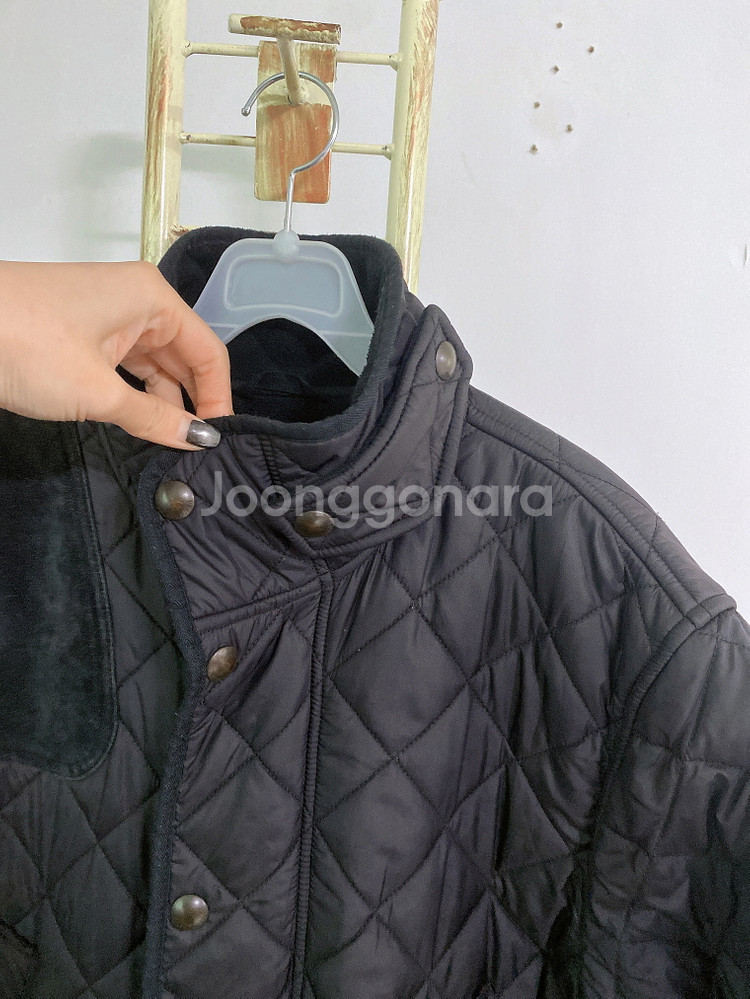 (M)폴로랄프로렌남자블랙기모퀄팅점퍼--1