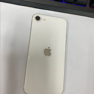 아이폰SE2 화이트 액정SS급 64GB 배터리92%