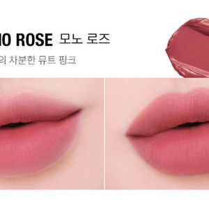 새상품 투쿨포스쿨 아트클래스 픽싱 블러립 틴트 모노로즈